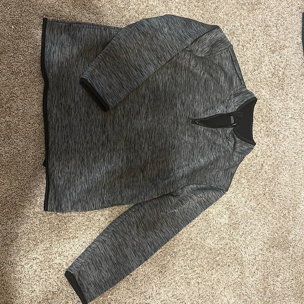3/4 zip fleece lined pullover Youth Medium